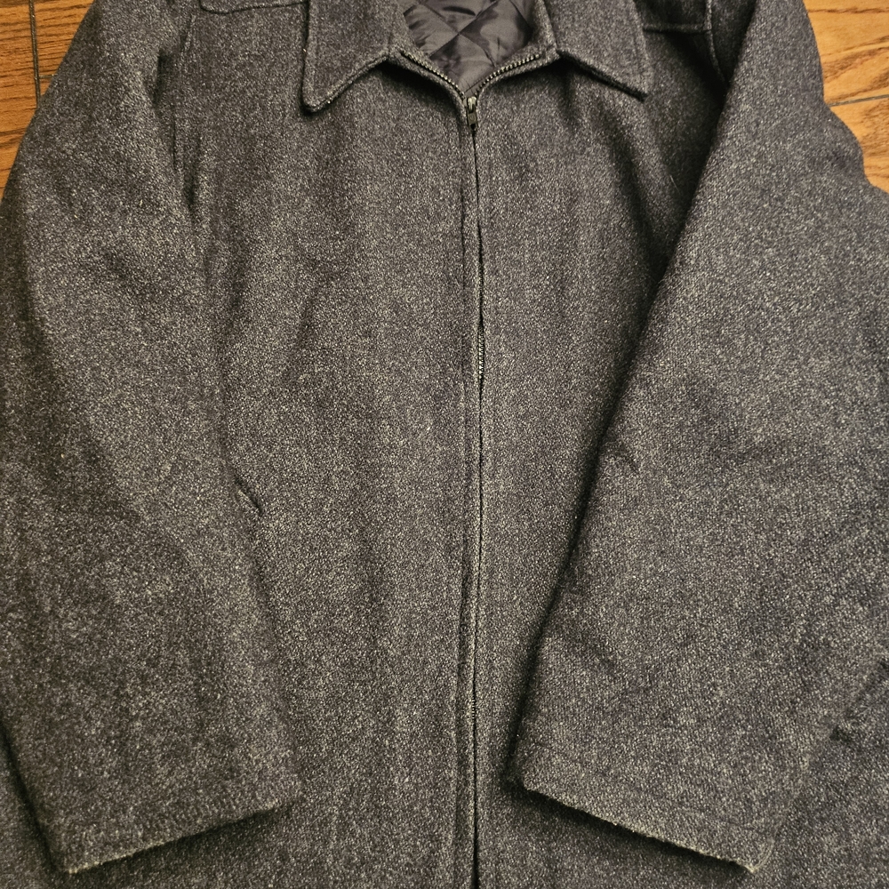 Men's Classic Black Trench Coat